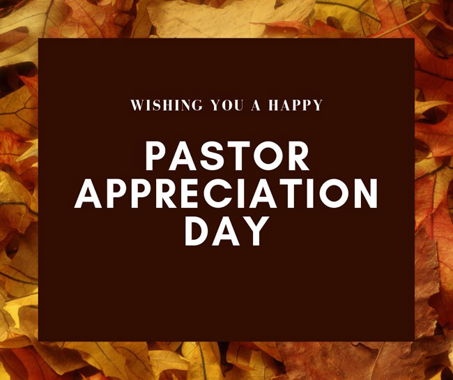 happy pastor appreciation month