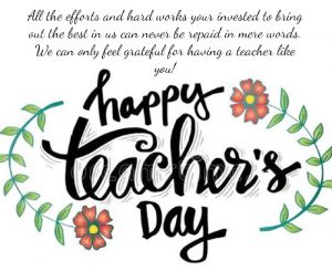 Sweet Messages for Teachers Day 2021