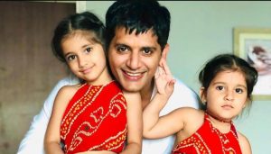 karanvir bohra with his twins