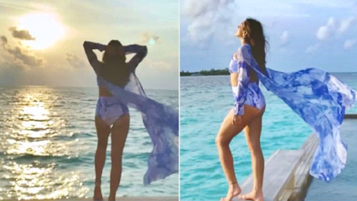 Maldives Vacation में Sara Ali Khan ने दिखाया Hot फिगर