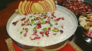 Make Apple Kheer Recipe on Karva Chauth