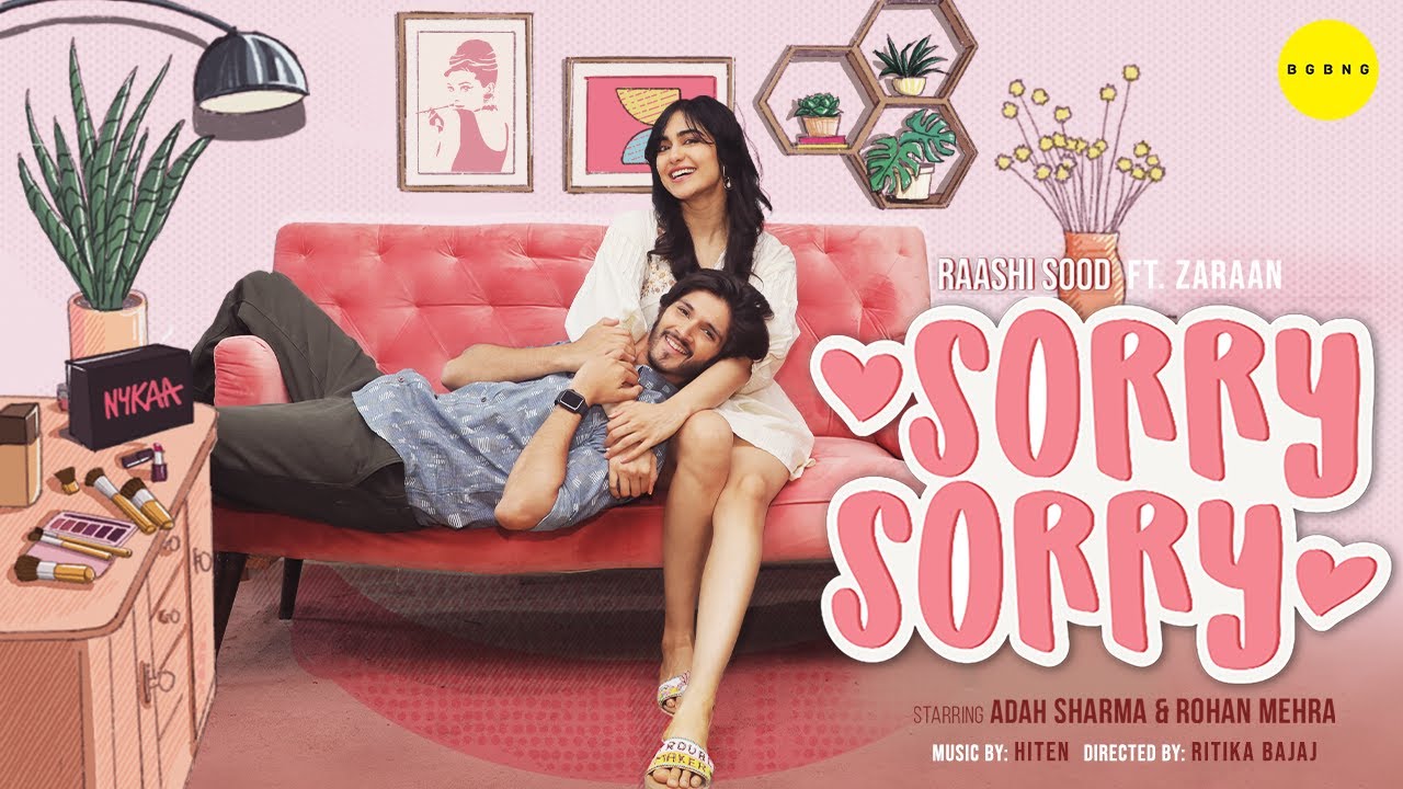 Adah Sharma and Rohan Mehra Promote their Latest Song Sorry Sorry , यहां देखिए पूरा वीडियो