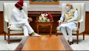 Punjab CM Charanjit Singh Channi meets PM Modi