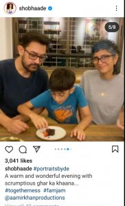 Aamir Khan Celebrated Son Azad Birthday With Kiran Rao