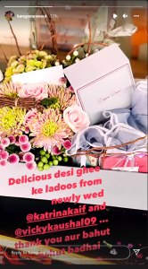 Vicky-Katrina sent Wedding Sweets to Kangana