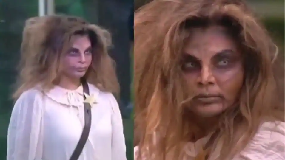 Bigg Boss 15 Rakhi's Horror Makeup राखी सावंत ने लिया भूतिया अवतार, डर से चीख पड़ी ये कंटेस्टेंट