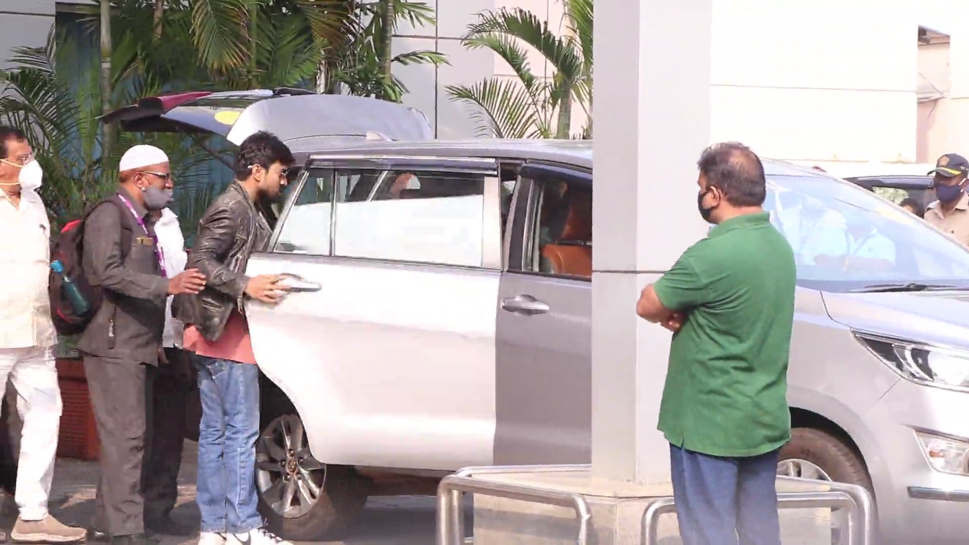 RRR Actor Ram Charan Reached Mumbai's Private Airport For Promotion