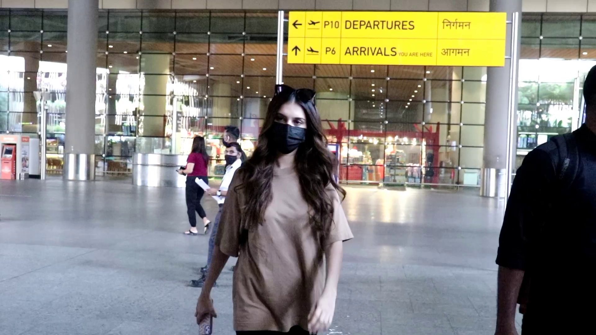 Tara Sutaria Spotted At Airport Returns From Hyderabad