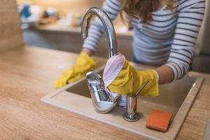 clean the kitchen