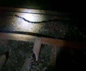 Naxal Blow Up Railway Track In Jharkhand