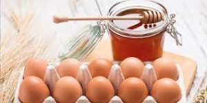 use of egg and honey