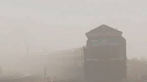 Weather Fog Dense fog in DelhiNCR this morning