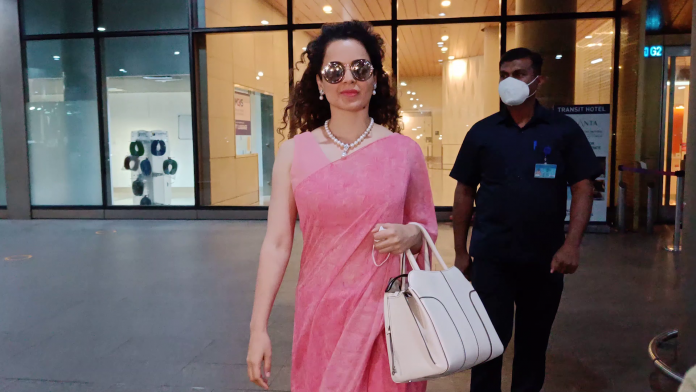 Kangana Ranaut Returns Mumbai Spotted at Airport