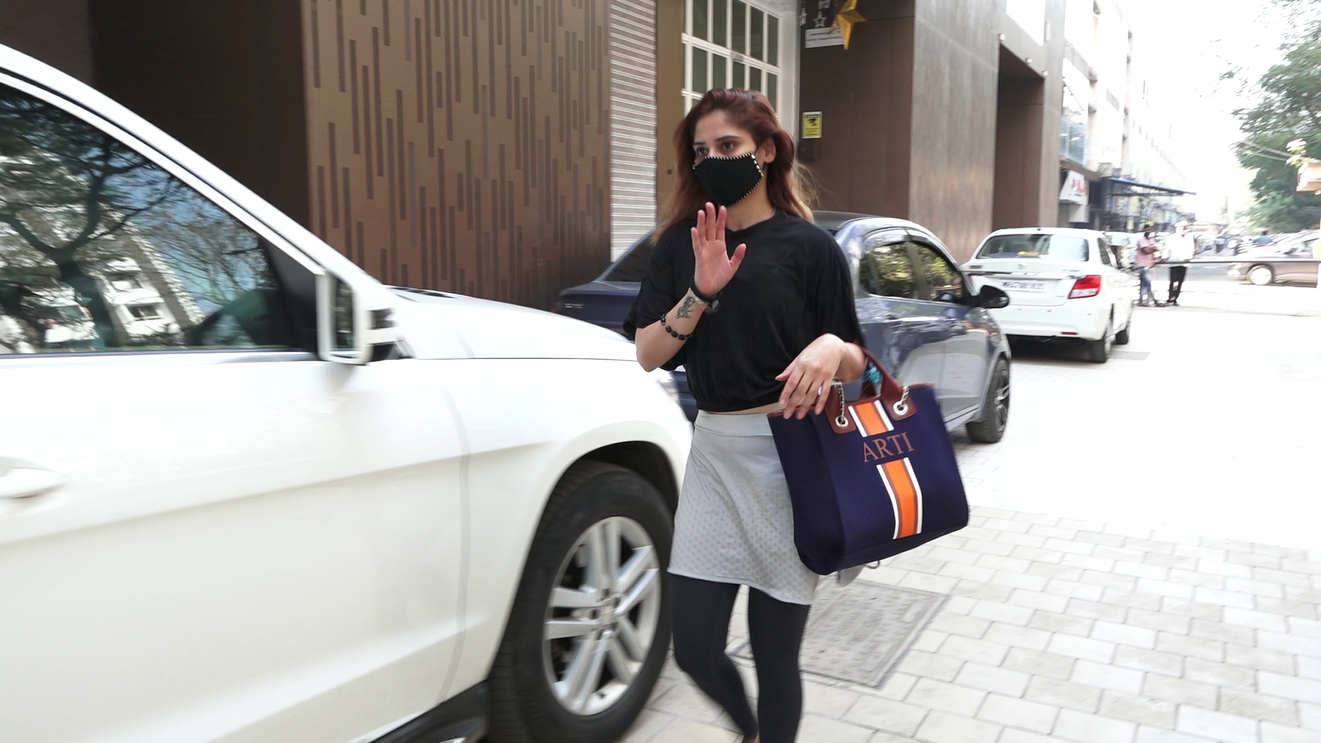 Aarti Singh Spotted Outside Laxmi Gym