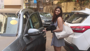 Daisy Shah Spotted Post Workout At Santacruz