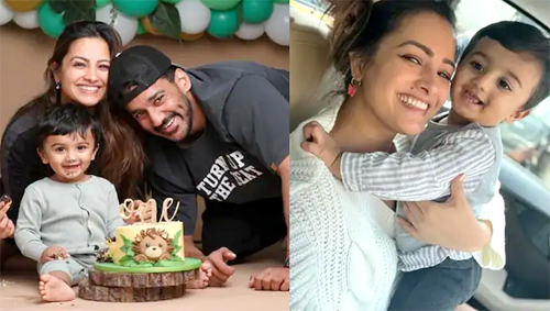 Anita Hassanandani Celebrate Son Aaravv First Birthday एक्ट्रेस ने स्पेशल पोस्ट शेयर की