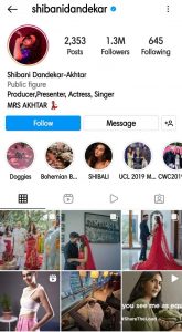  Shibani Dandekar Changed Her Name On Social Media