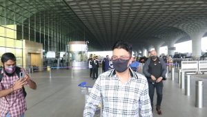 Bhushan Kumar Spotted at Airport Flying From Mumbai