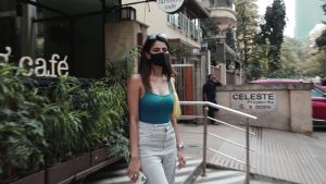 Palak Tiwari Spotted at Farmers Cafe Bandra Post Lunch