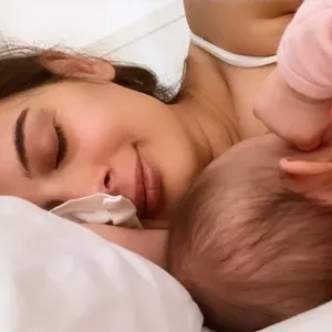 Evelyn Sharma Shared Breastfeeding Pic