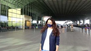 Juhi Chawla Spotted At Airport