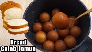 Brown Bread Gulab Jamun Recipe