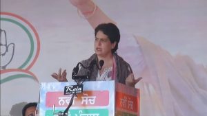 Priyanka Gandhi Pathankot Rally
