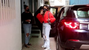 Tamannaah Bhatia Spotted In Bandra For Meeting