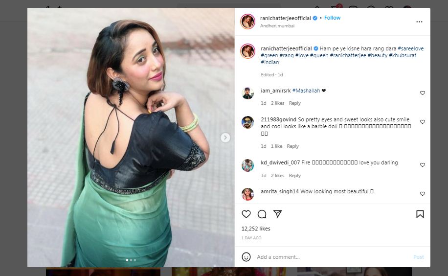 Rani Chatterjee's Traditional Look