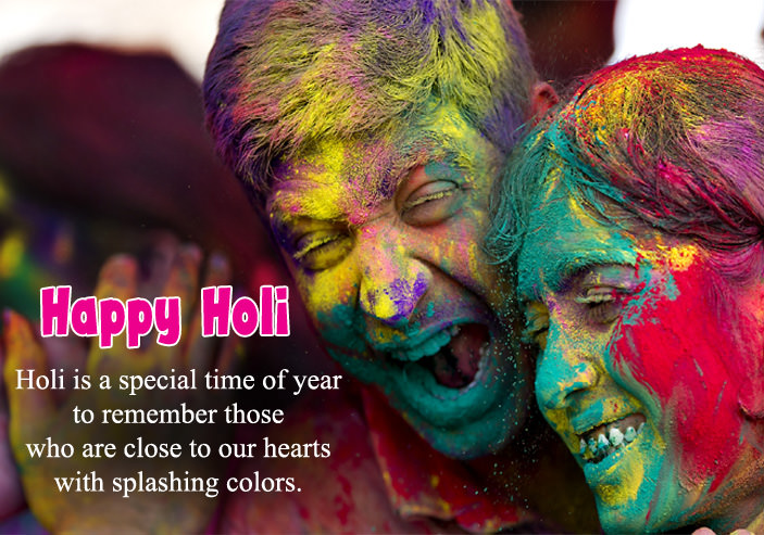 Romantic Holi Wishes for Him