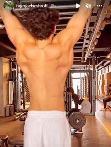 Tiger Shroff Shares His Workout Session Photo