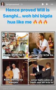 Kangana Ranaut Shares Pics Of Will Smith Doing Puja