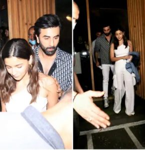 Alia Bhatt Enjoys Dinner Date With Ranbir Kapoor