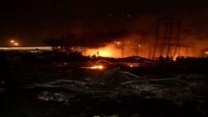 Fire Breaks Out In Delhi Slums