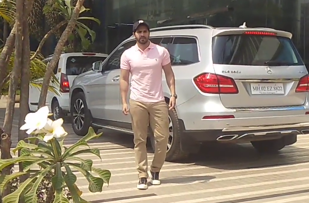 Varun Dhawan Spotted at Sajid Nadiadwala Office Andheri