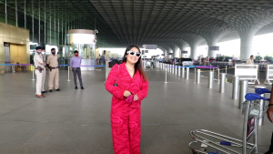 Neha Kakkar Spotted At Airport Flying From Mumbai