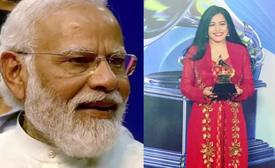 Pm Modi Congratulates Grammys 2022 Winner Falguni Shah भारत मूल की सिंगर फाल्गुनी शाह ने विदेश