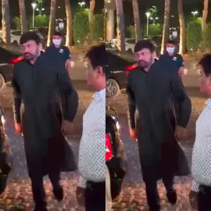 Chiranjeevi Spotted At Marriage In Hyderabad
