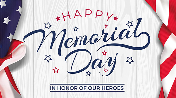 Happy Memorial Day 2022 Message from CEO