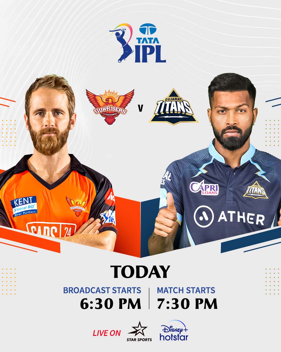 IPL 2022 GT vs SRH Match 21st Preview: आज होगी गुजरात टाइटंस और सनराइज़र्स हैदराबाद में भिड़ंत