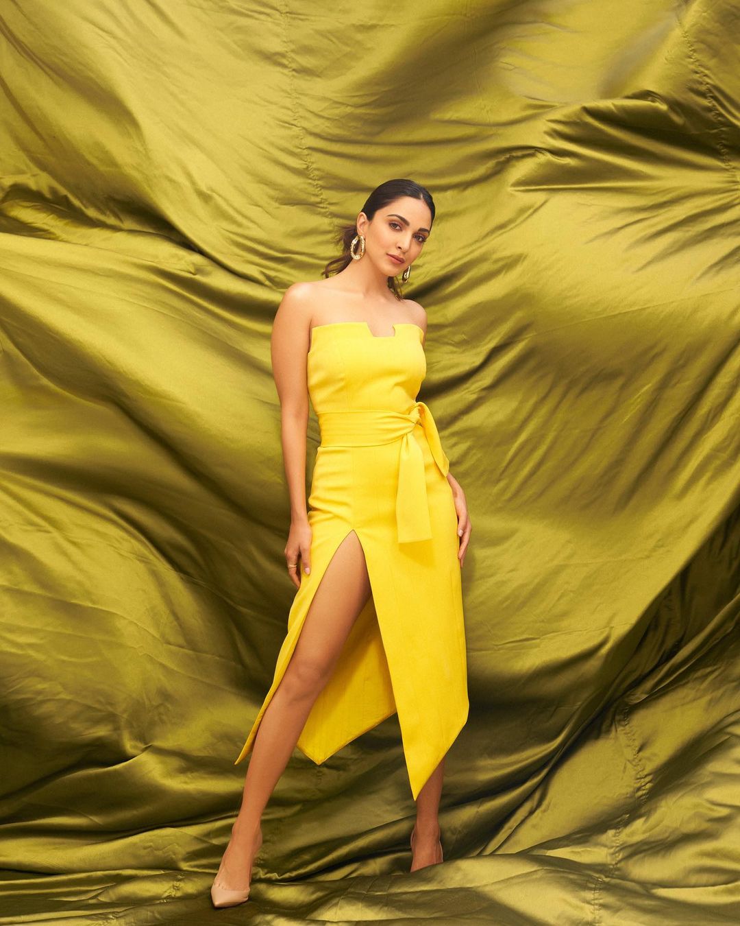 Kiara Advani Yellow Look