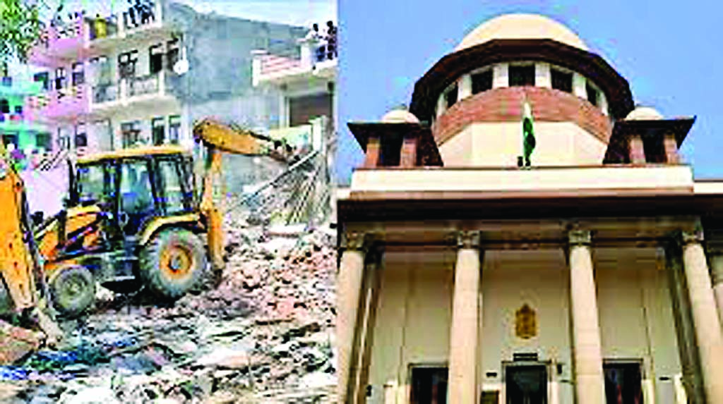 जहांगीरपुरी में बुलडोजर पर सुप्रीम कोर्ट का ब्रेक Supreme Court Stops Demolition Drive