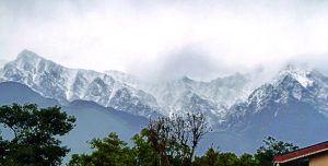 Snowfall on Dhauladhar Hills