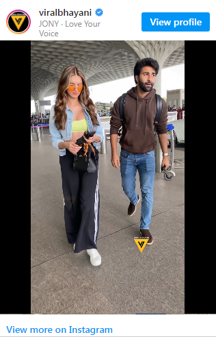 Tara Sutaria Spotted With Her Boyfriend Adaar Jain