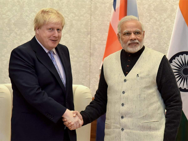 British PM Baris Johnson's visit to India