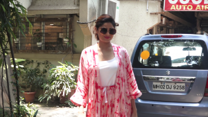 Shamita Shetty Spotted for Her Salon Session