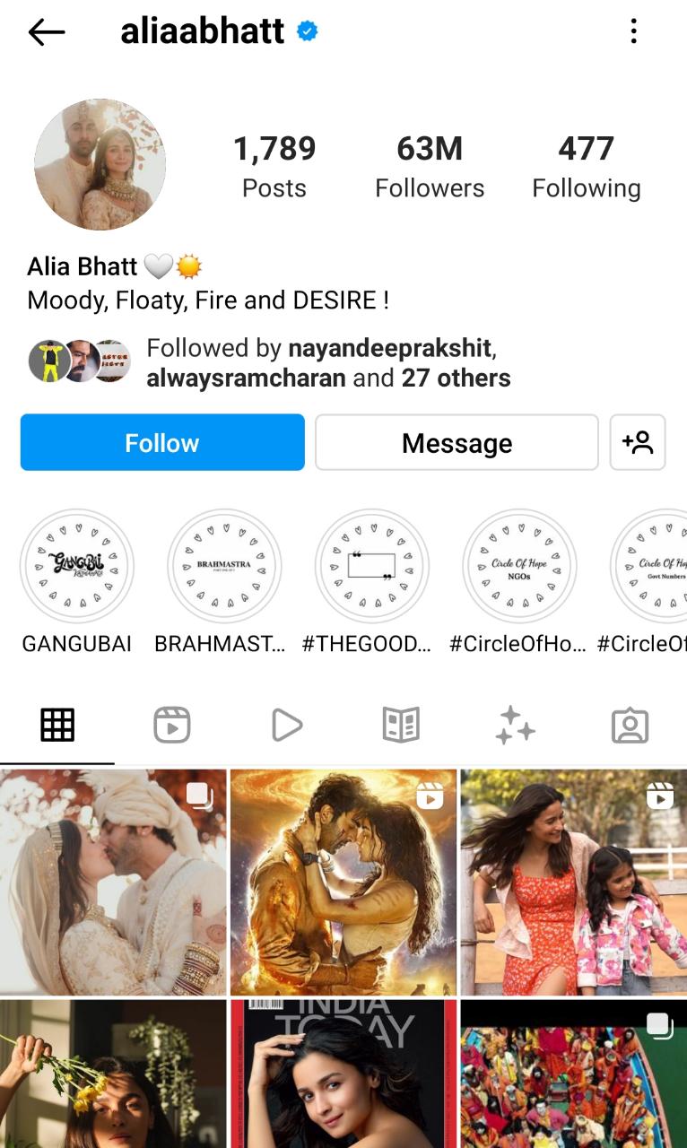 Alia Bhatt Changes Her Instagram Display Photo