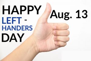 Happy International Left Handers Day 2022