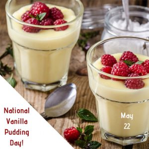 Happy National Vanilla Pudding Day 2022