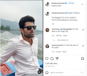 Vijay Devakonda Shared a Video of him Riding a Boat